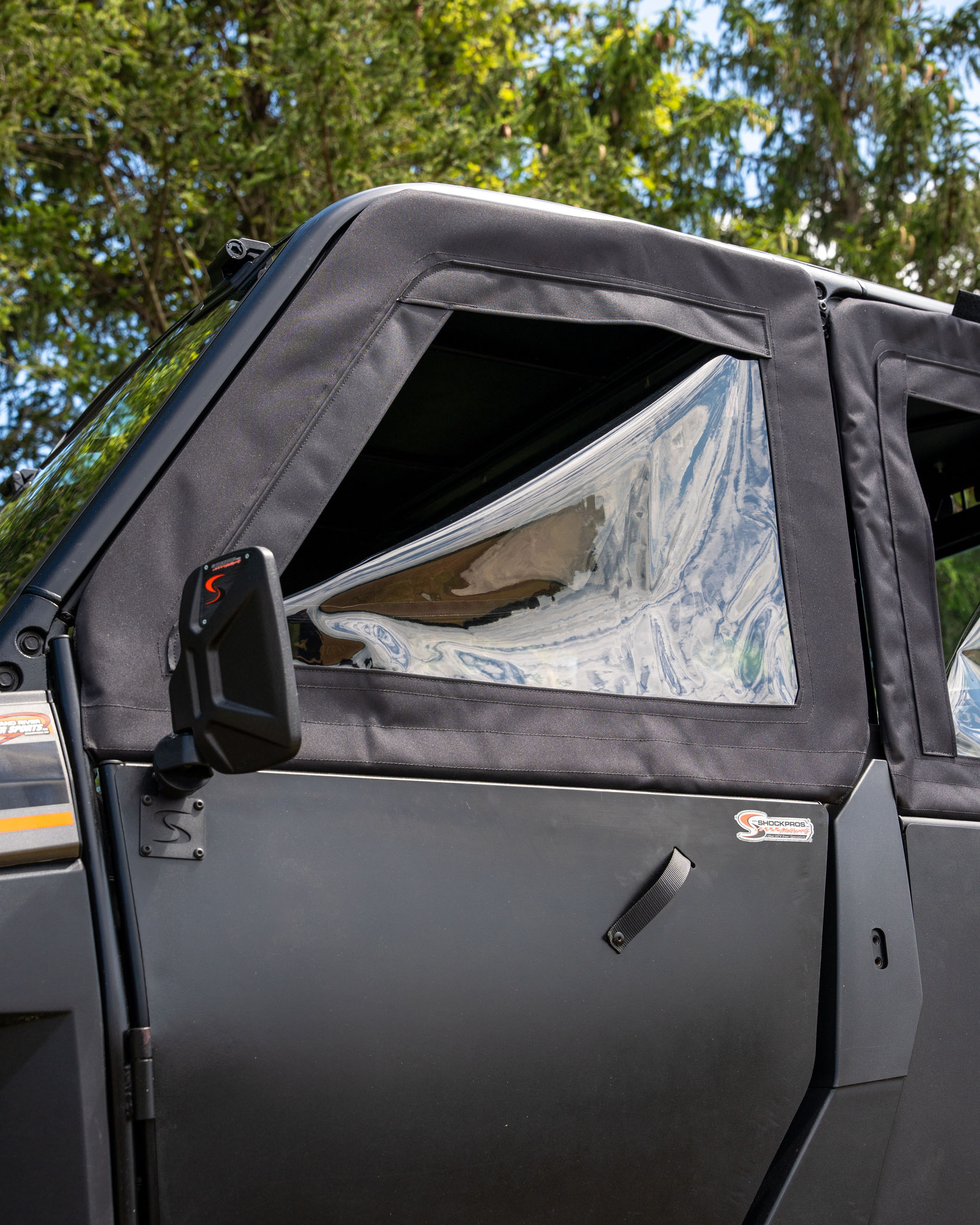thumbnail image 2 of Zip-Open Window For Pacific Eagle Powersports Soft Back Panels – #10 Metal YKK Zipper, Made In USA 2 of 6
